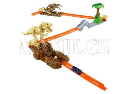 Hot Wheels Trick Track Set Jurský park Mattel N4730