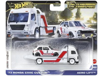Hot Wheels týmový náklaďák 73 Honda Civic Custom