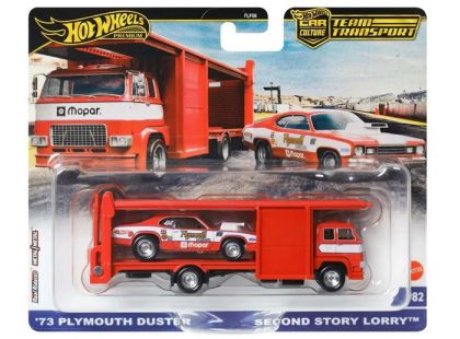 Hot Wheels týmový náklaďák 73 Playmouth Duster