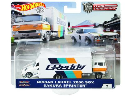 Hot Wheels týmový náklaďák Nissan Laurel 200 SGX Sakura Sprinter 2