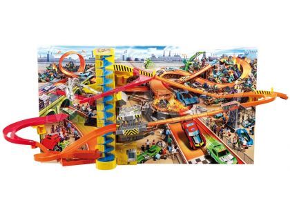 Hot Wheels W3434 Jízda po zdi demoliční propadliště