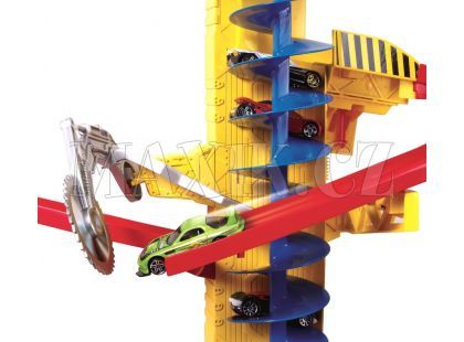 Hot Wheels W3434 Jízda po zdi demoliční propadliště