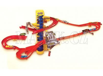 Hot Wheels W3434 Jízda po zdi demoliční propadliště