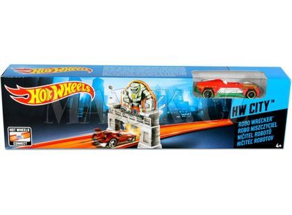 Hot Wheels W5367 Hrací sada Ohromný skok Mattel - Robo Wrecker