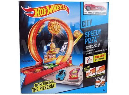 Hot Wheels X9295 klasická hrací sada - Rychlá pizza