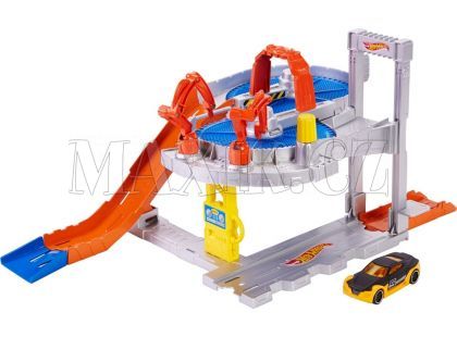 Hot Wheels X9295 klasická hrací sada - Továrna na auta