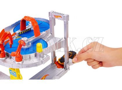 Hot Wheels X9295 klasická hrací sada - Továrna na auta