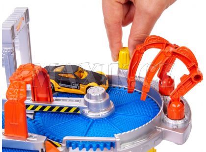 Hot Wheels X9295 klasická hrací sada - Továrna na auta