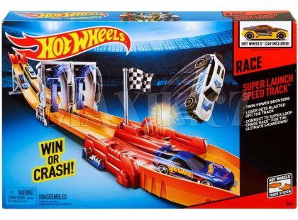 Hot Wheels Závodní dráha s dvěma skoky - BGJ26