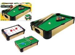 Sparkys Hra Stolní kulečník 3v1 Triple-Play 60 cm