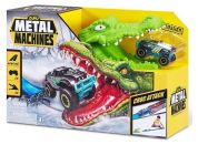 Hrací sada s dráhou, krokodýlem a kovovým autíčkem