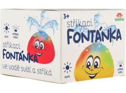 Hračka do vody Fontánka 10 cm červená