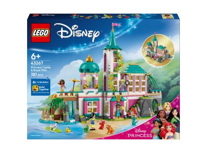 LEGO® Disney 43267 Hrad princezen a královští domácí mazlíčci