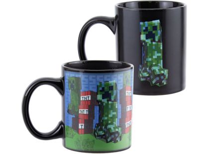 Hrnek měnící Minecraft Creeper 315 ml