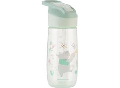 KikkaBoo Hrnek se silikonovým pítkem 450ml 12m+ Music Fest Mint