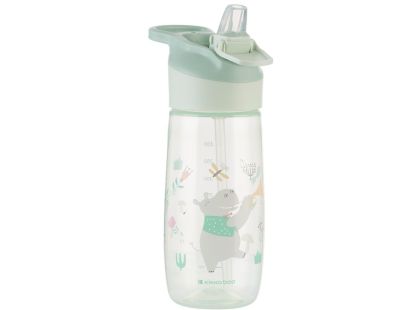 KikkaBoo Hrnek se silikonovým pítkem 450ml 12m+ Music Fest Mint