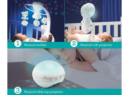 Infantino Hudební kolotoč s projekcí 3v1 Sage
