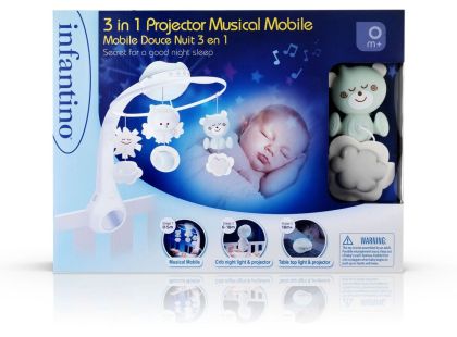 Infantino Hudební kolotoč s projekcí 3v1 Sage