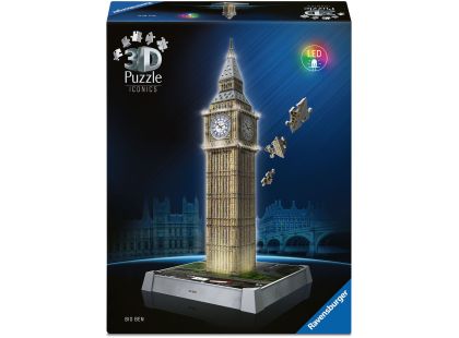 Ravensburger Iconics: Big Ben (Noční edice)