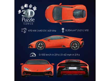 Iconics: Lamborghini Huracán Evo oranžové