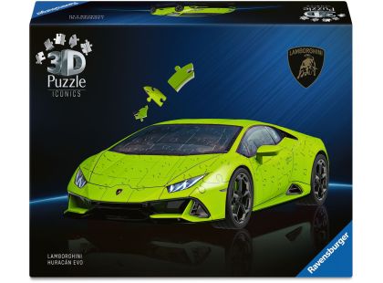 Ravensburger Iconics: Lamborghini Huracán Evo zelené