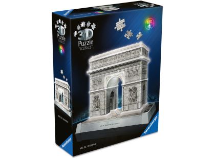 Ravensburger Iconics: Vítězný oblouk (Noční edice)