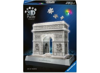 Ravensburger Iconics: Vítězný oblouk (Noční edice)