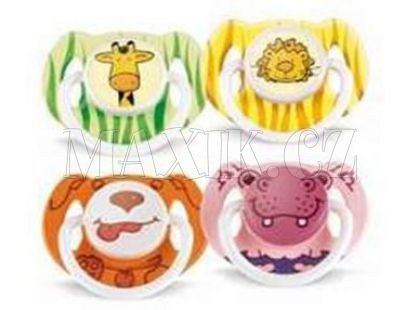 Šidítko silikon OBRÁZEK 6-18m 2 ks