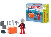 Igráček Automechanik - figurka s nářadím