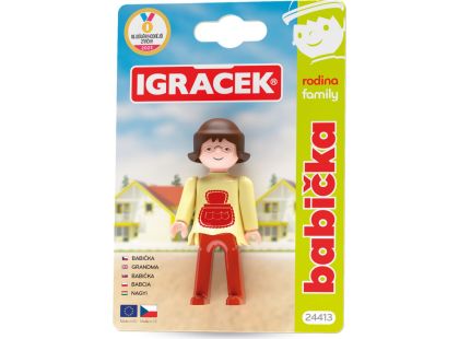 Igráček Rodina Babička - figurka