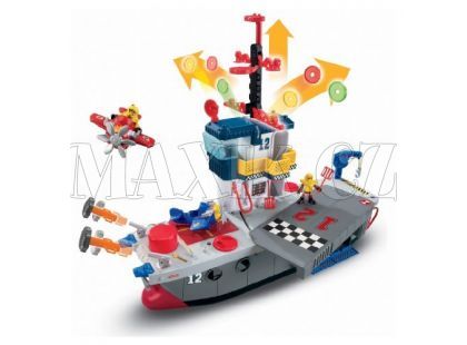 Imaginext Sky Racers Letadlová loď Fisher Price T4949