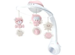 Infantino Hudební kolotoč s projekcí 3v1 Dusty Pink