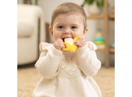 Infantino Kousátko silikonové Banán