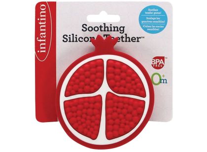 Infantino Kousátko silikonové Granátové jablko