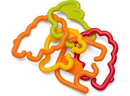 Infantino Kroužky spojovací zvířátka 24 ks žluté
