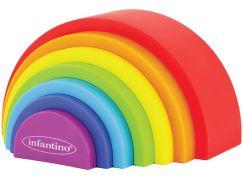 Infantino Skládačka duha Magic Rainbow