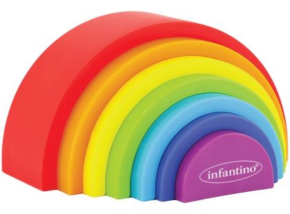 Infantino Skládačka duha Magic Rainbow