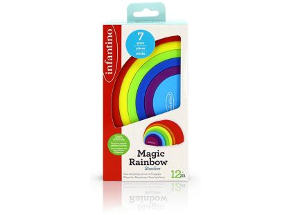Infantino Skládačka duha Magic Rainbow