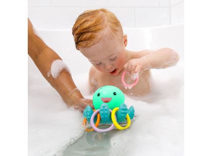 Infantino Svítící chobotnice s kroužky do koupele