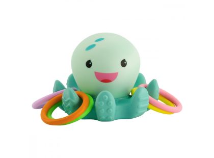 Infantino Svítící chobotnice s kroužky do koupele