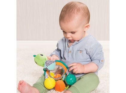 Infantino Závěsná Želva se zrcátkem a míčky