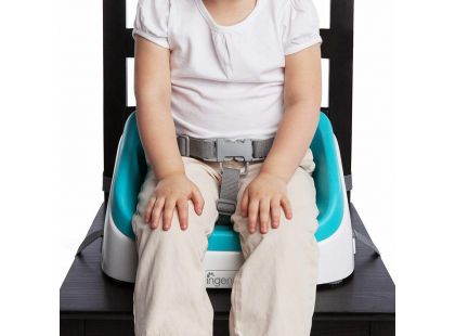 Ingenuity Podsedák na jídelní židli SmartClean Toddler Peacock Blue do 22kg