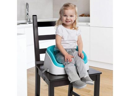 Ingenuity Podsedák na jídelní židli SmartClean Toddler Peacock Blue do 22kg