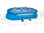 Intex 28194 Oválný bazén s konstrukcí 610x366x122cm 2