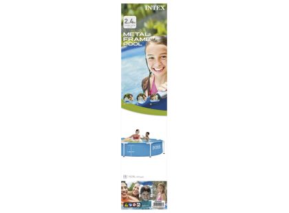 Intex 28205 Metal Frame Bazén 244 cm x 51 cm - Poškozený obal