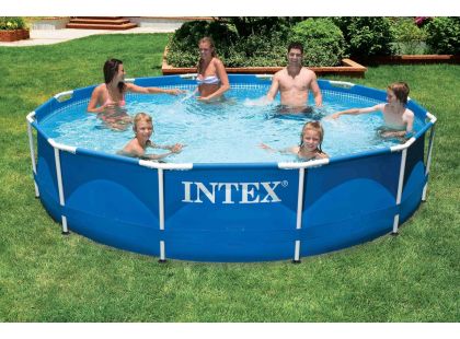 Intex 28210NP Bazén s kovovým rámem 3,66 m x 76 cm - Poškozený obal