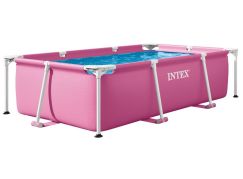 Intex 28266NP Bazén Pink Rectangular Frame 220x150x60 cm - Poškozený obal