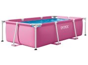 Intex 28266NP Bazén Pink Rectangular Frame 220x150x60 cm - Poškozený obal