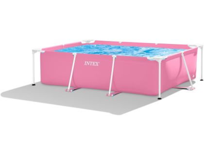 Intex 28266NP Bazén Pink Rectangular Frame 220x150x60 cm - Poškozený obal