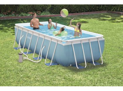 Intex 28316 Bazén obdelníkový Prism Frame s příslušenstvím 400x200x100cm